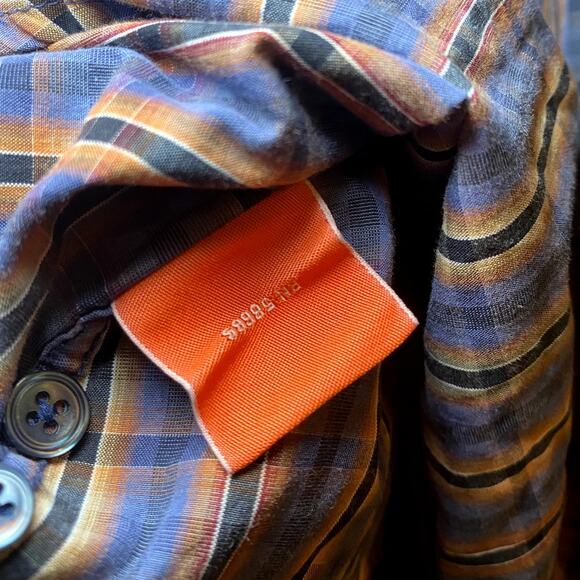 Facconable - Blue Striped Button-Up Shirt - Men's XL - Picture 11 of 11